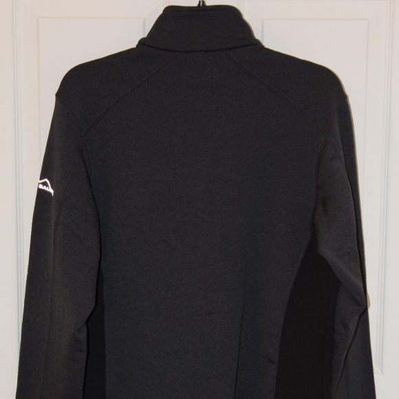 EDDIE BAUER HEATHERED FLEECE JACKET W/ VIZIO LOGO - Picture 3 of 8